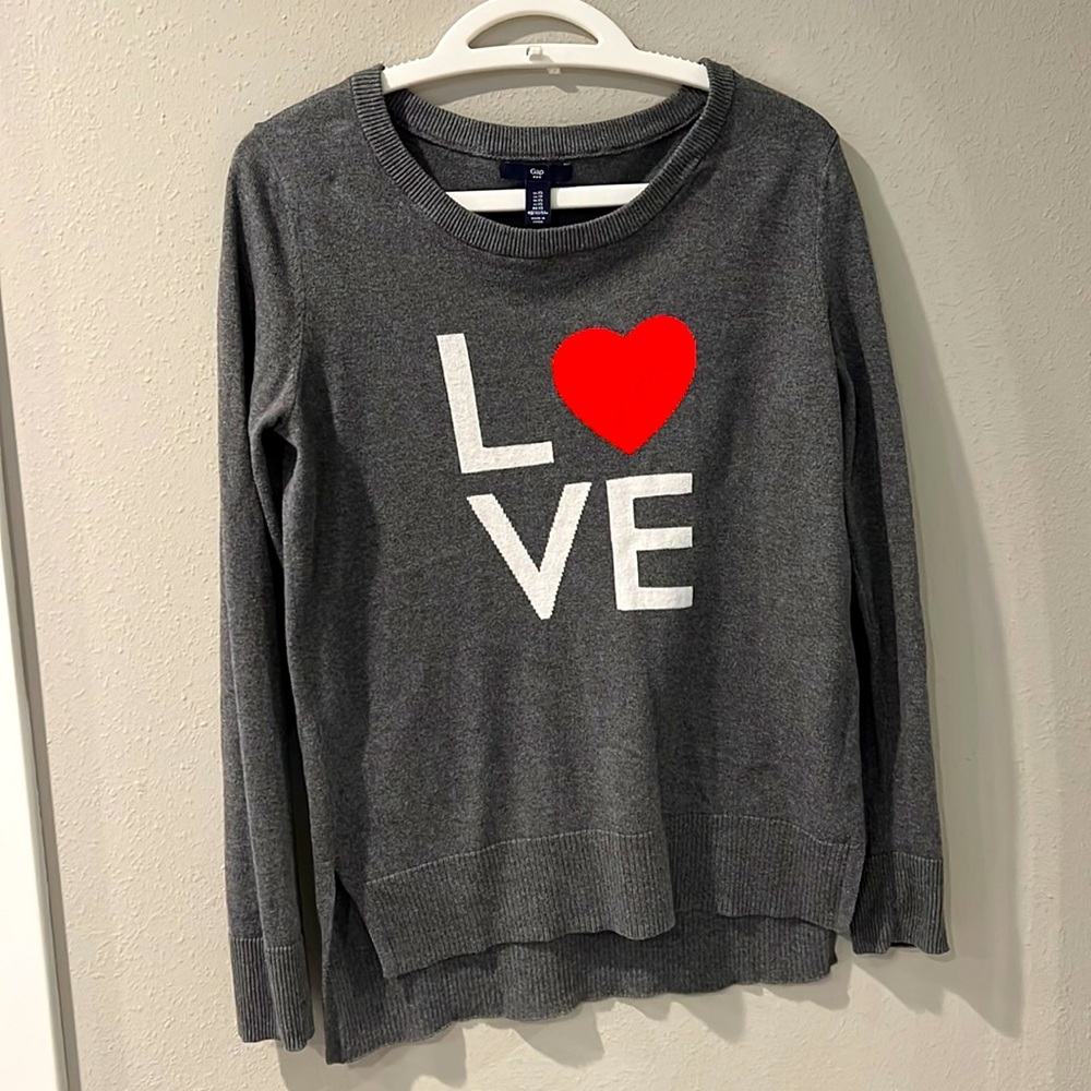 Gap XS like-new gray sweater